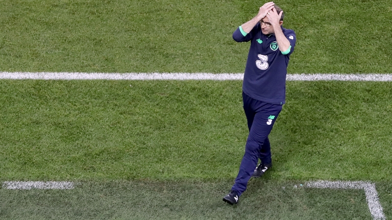 It was a frustrating night for Ireland manager Martin O'Neill