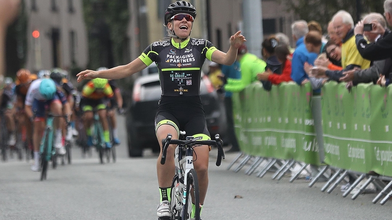 Belle de Gast crosses the line in Gowran