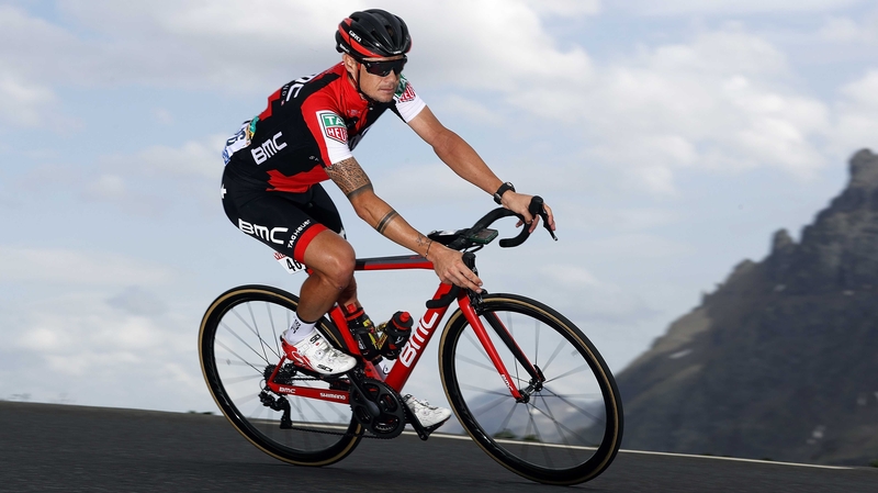 Nicolas Roche finished eighth in stage 19