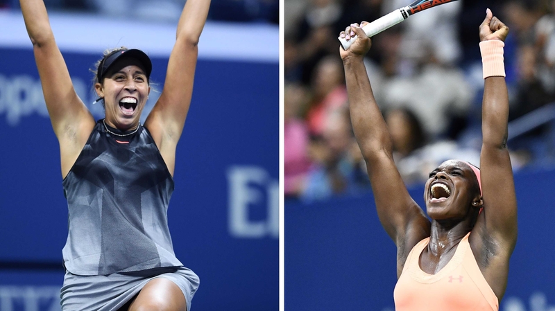 Madison keys (L) will take on Sloane Stephens in Saturday's final