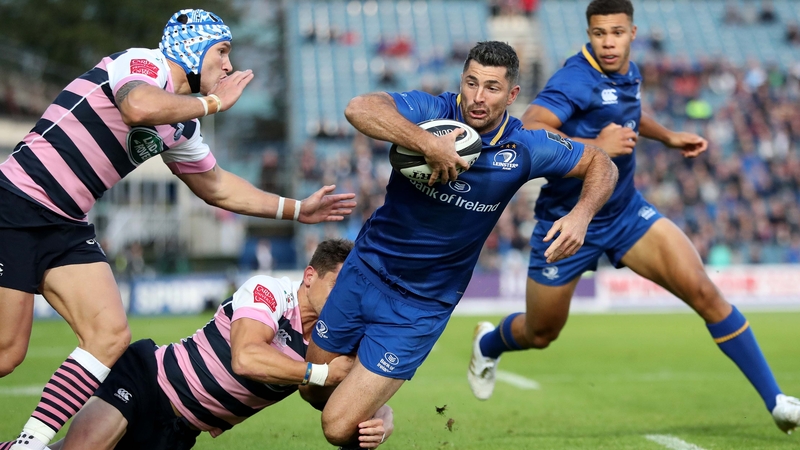 Rob Kearney limped out of the game with a hamstring injury