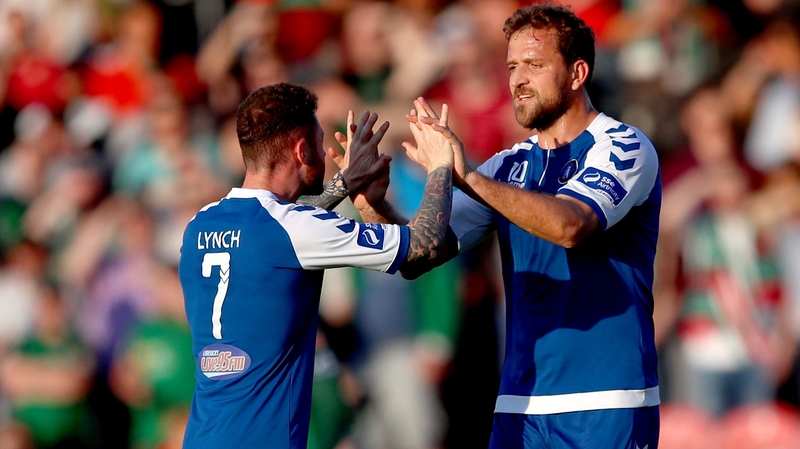 Rodrigo Tosi (R) opened the scoring for Limerick