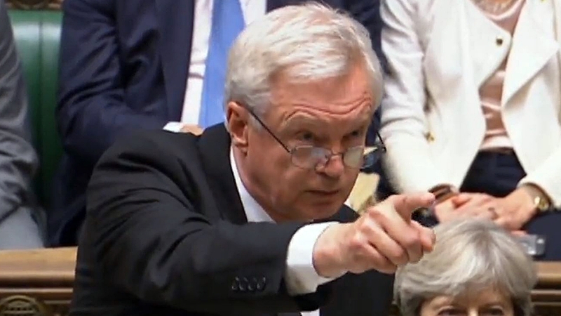 David Davis said 'A vote against this bill is a vote for a chaotic exit from the European Union'