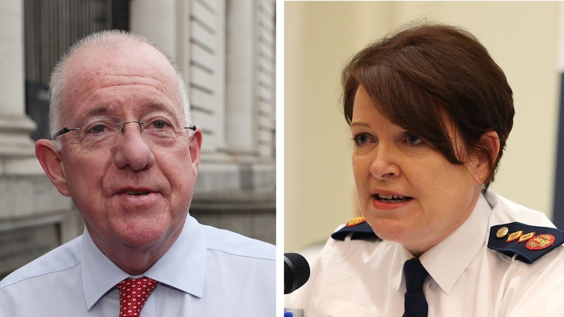 Charlie Flanagan said he had accepted Nóirín O'Sullivan's decision