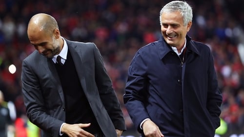 Pep Guardiola and Jose Mourinho