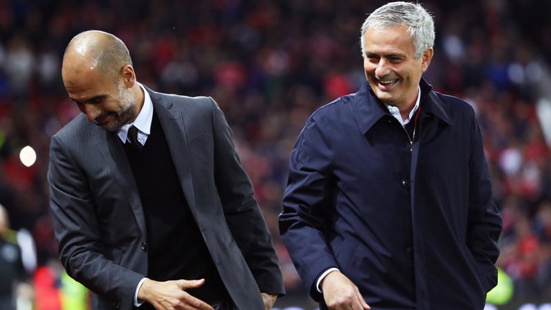Pep Guardiola and Jose Mourinho