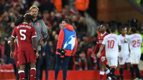 Jurgen Klopp and Liverpool had to settle for a point at Anfield