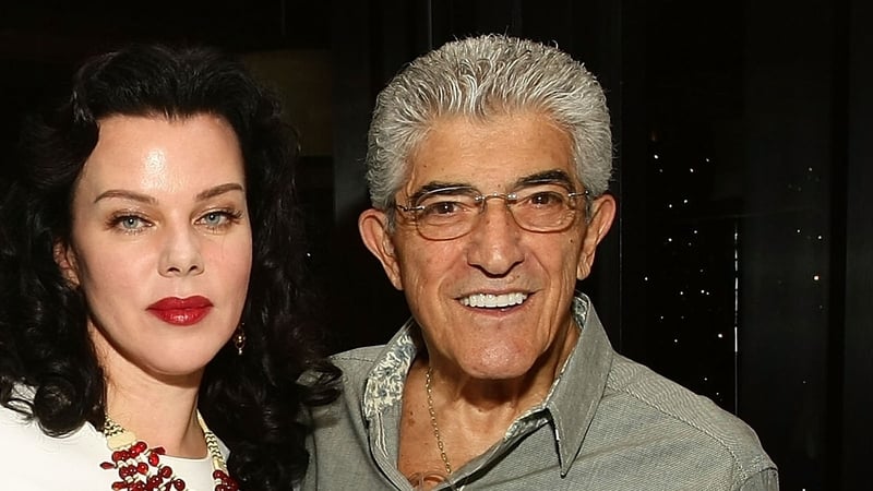 Frank Vincent and fellow Goodfellas star Debi Mazar