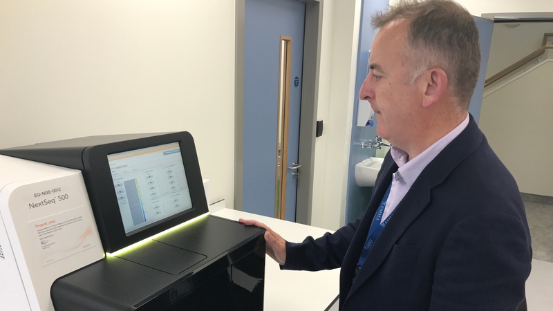 Prof Peter O'Gorman, Director of the Next Generation Sequencing Laboratory at the Mater Hospital