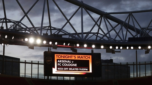 The group H clash was due to kick-off at 20:05