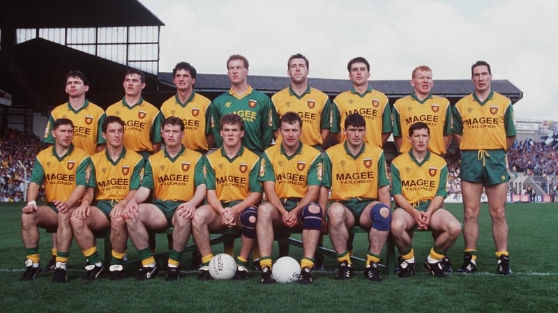 The Donegal team that won the 1992 All-Ireland