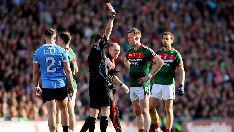 Donal Vaughan sees red