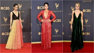 <p>Zoe Kravitz, Gina Rodriguez and Shailene Woodley</p>