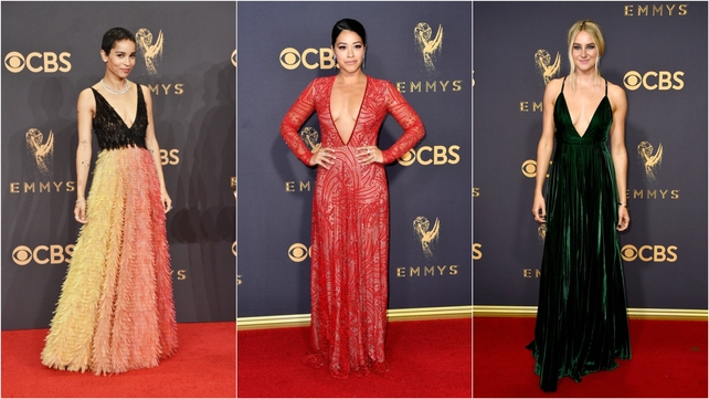 <p>Zoe Kravitz, Gina Rodriguez and Shailene Woodley</p>