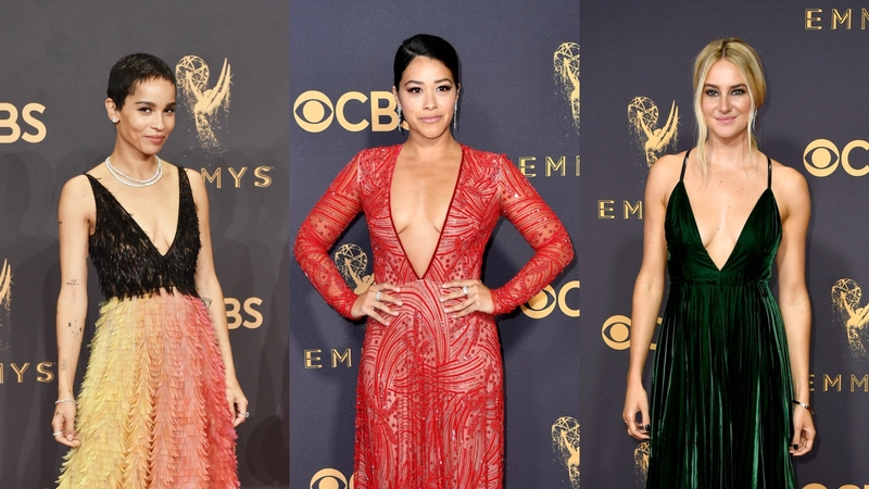 2017 Emmy Award Fashion Trends: Plunging Necklines
