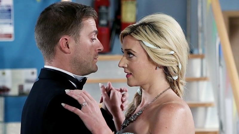 Kerri-Ann and Mondo share a moment on Fair City