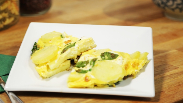Spinach & Feta Frittata: OT