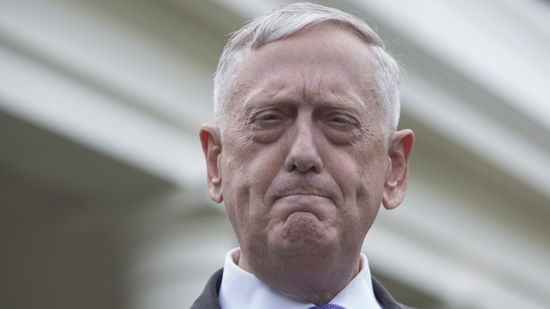 US Secretary of Defense Jim Mattis