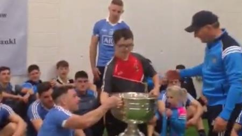 Anton Campbell from Derry gets his hands on Sam