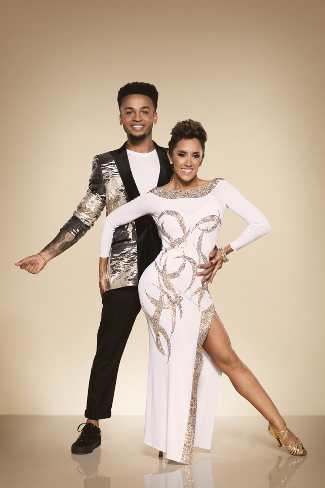 Aston Merrygold and Janette Manrara