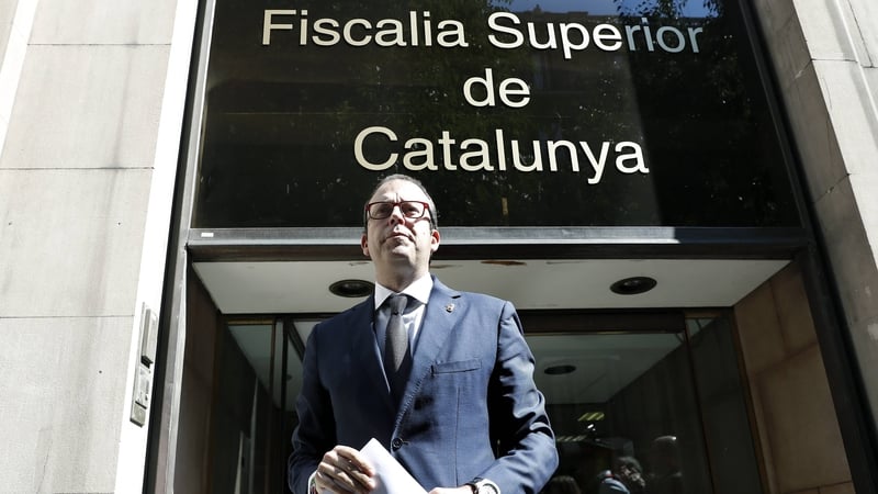 Marc Solsona, mayor of the town of Mollerussa, was among those questioned