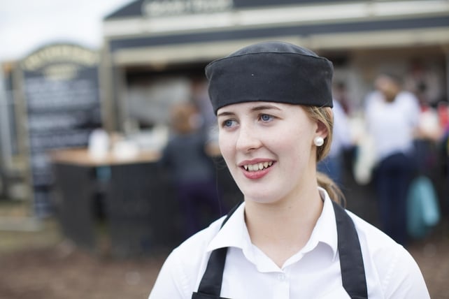 Maeve from Nenagh, Tipperary:
"I'm in transition year and on work experience. Everyone here is so friendly, they come up and talk to you."