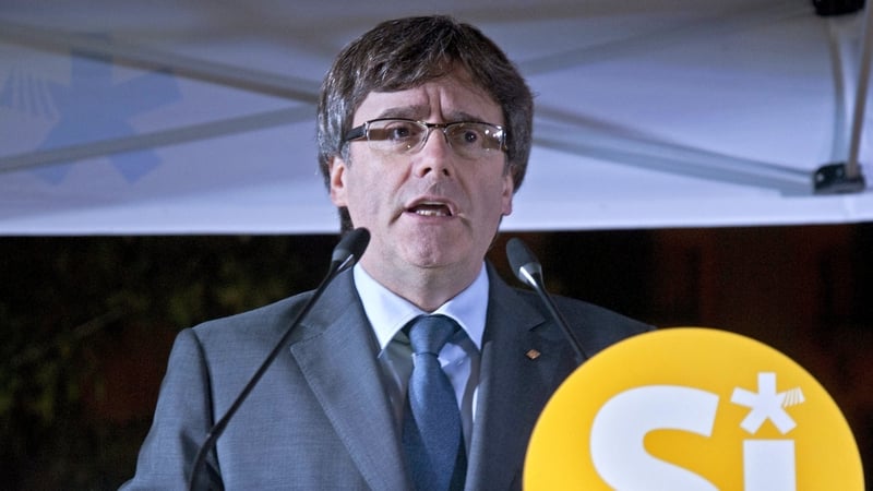 Catalan leader Carles Puigdemont