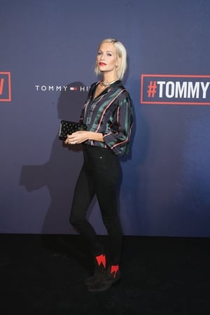 Poppy Delevingne attends the Tommy Hilfiger TOMMYNOW Fall 2017 Show.