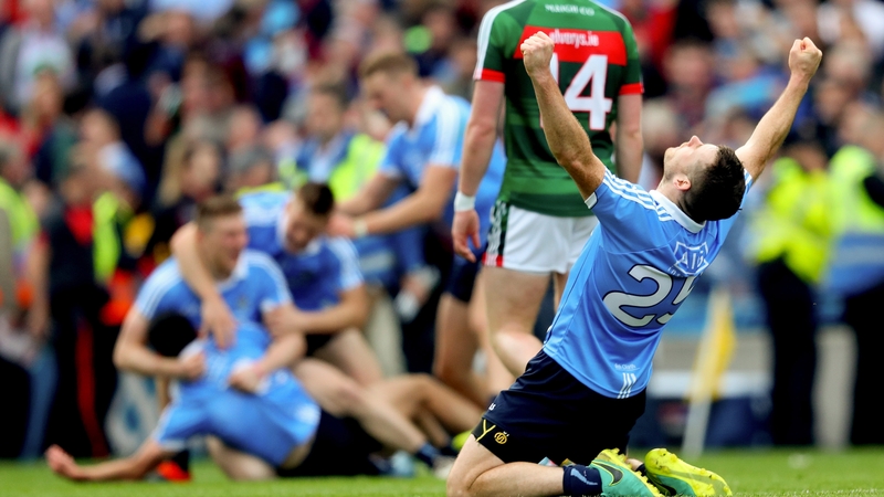 Dublin celebrate their win over Mayo