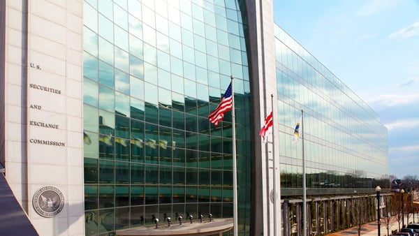 The headquarters of the Securities and Exchange Commission in Washington DC