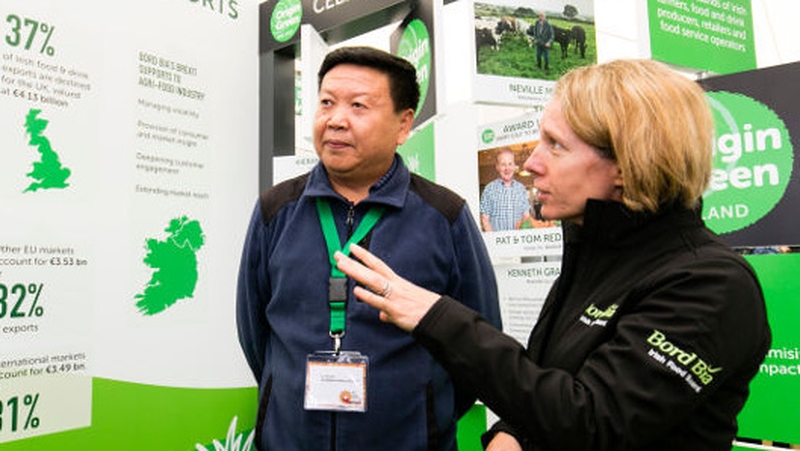 Bord Bia chief executive Tara McCarthy at the National Ploughing Championships