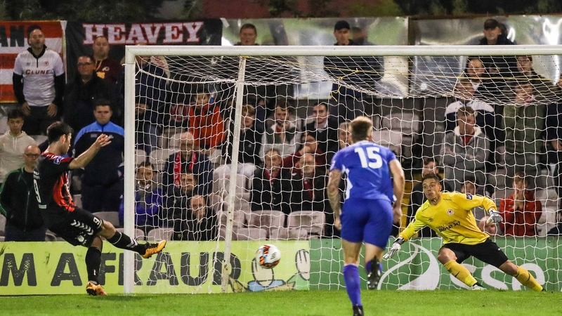 Bohemians' Dinny Corcoran scored twice