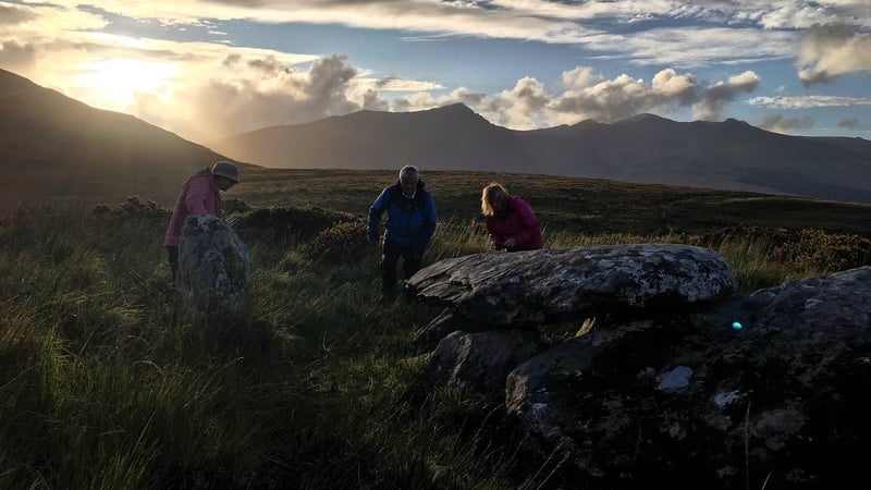 The tomb on the Conor Pass on Kerry's Dingle Peninsula