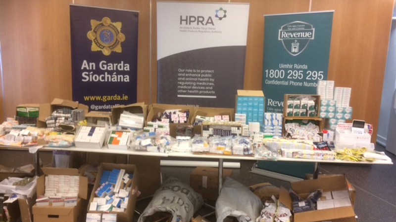 The drugs were secured in an operation which involved the HPRA, the Revenue's Customs Service, and An Garda Síochána