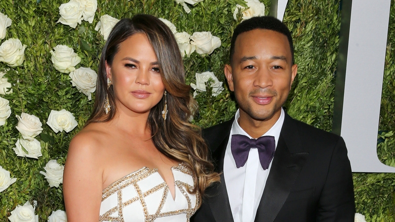 Chrissy Teigen with husband John Legend
