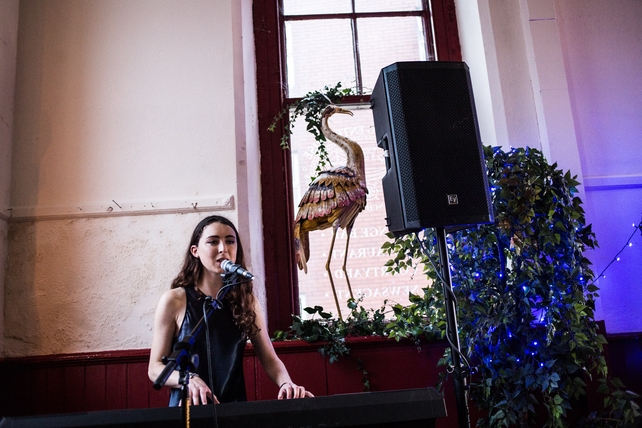 Singer Sarah Beth Performing.