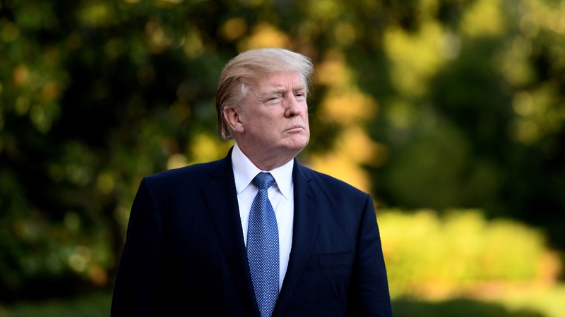 US President Donald Trump