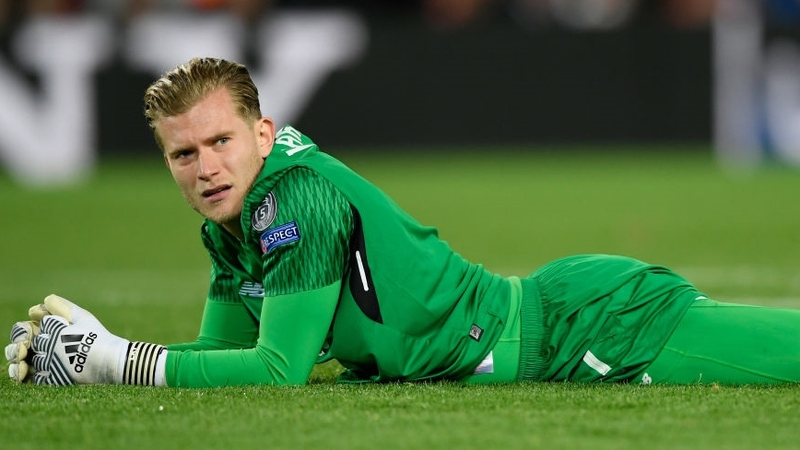 Liverpool goalkeeper Loris Karius
