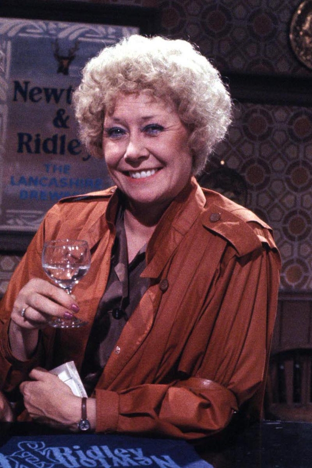 Liz joined the soap in 1974 as Vera Duckworth, whose wayward husband Jack showed up two years later in 1976.