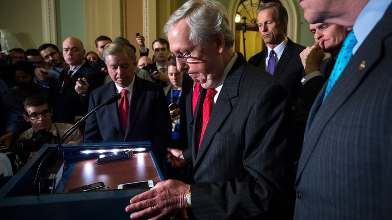 Republicans had scrambled to pass health care reform before a 30 September deadline