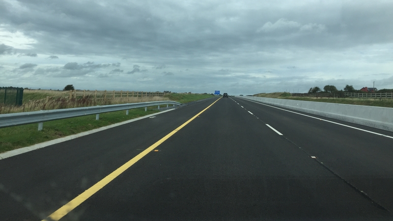 The toll-free motorway has been constructed over several years