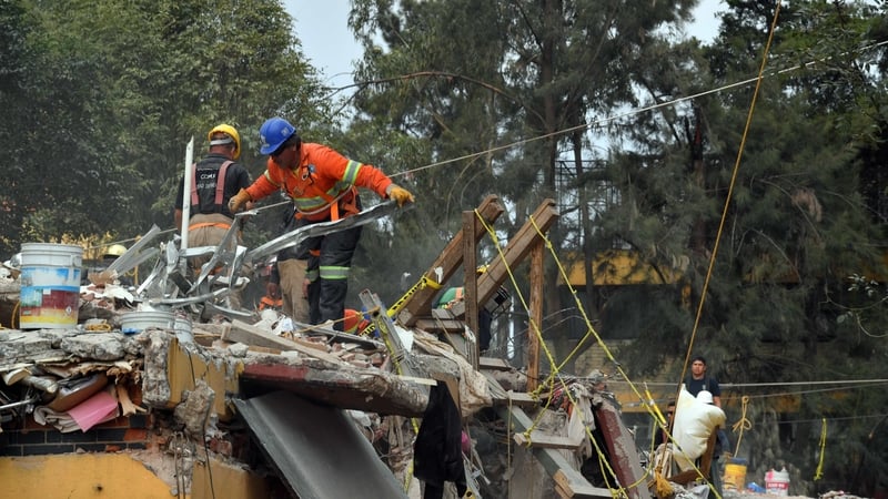 The 7.1-magnitude earthquake struck on the anniversary of a 1985 quake that killed more than 10,000 people