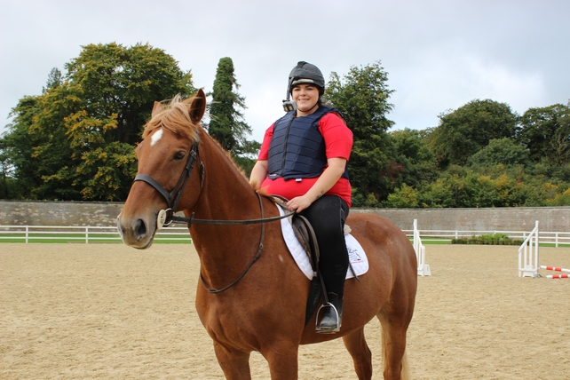 horseriding challenge Kayleigh Cullinan