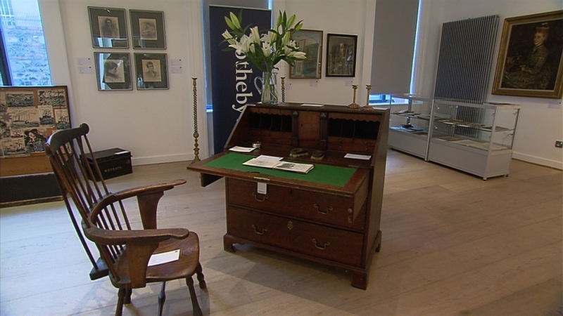 WB Yeats writing desk was sold for €170,000