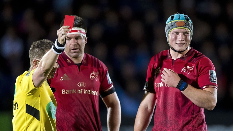 Fineen Wycherley was sent off lasr weekend