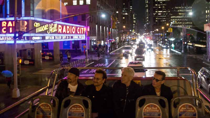 U2: Downtown, top deck