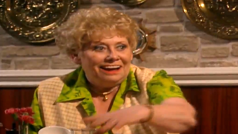 Liz Dawn played Vera Duckworth for 34 years Screengrab: ITV