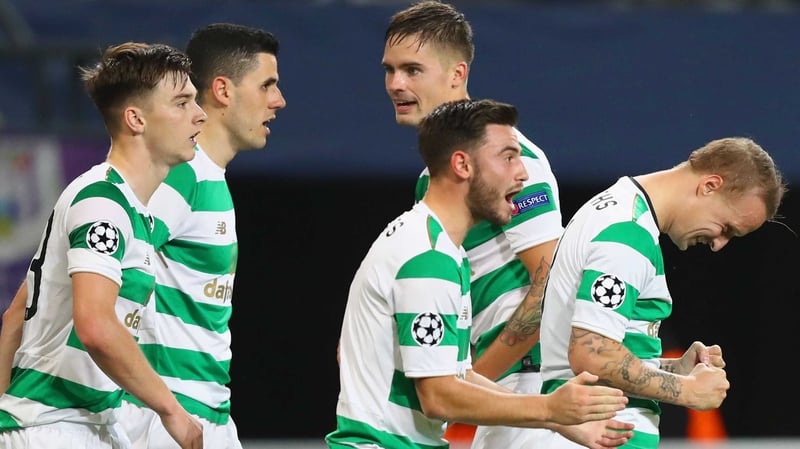 Celtic celebrate their first of the night