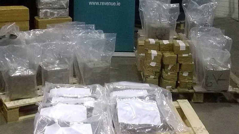 The drugs are worth an estimated €2.4m