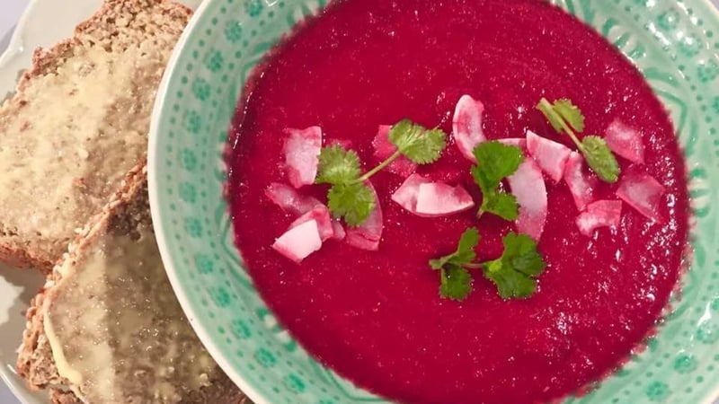 Sharon's Beetroot, Coconut & Lemongrass Soup